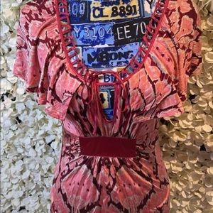 Guess by Marciano Silk Short Sleeve Shirt – Size Small (S)